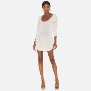 Turn Back Time Mini Dress in White by SNDYS x Revolve NWT